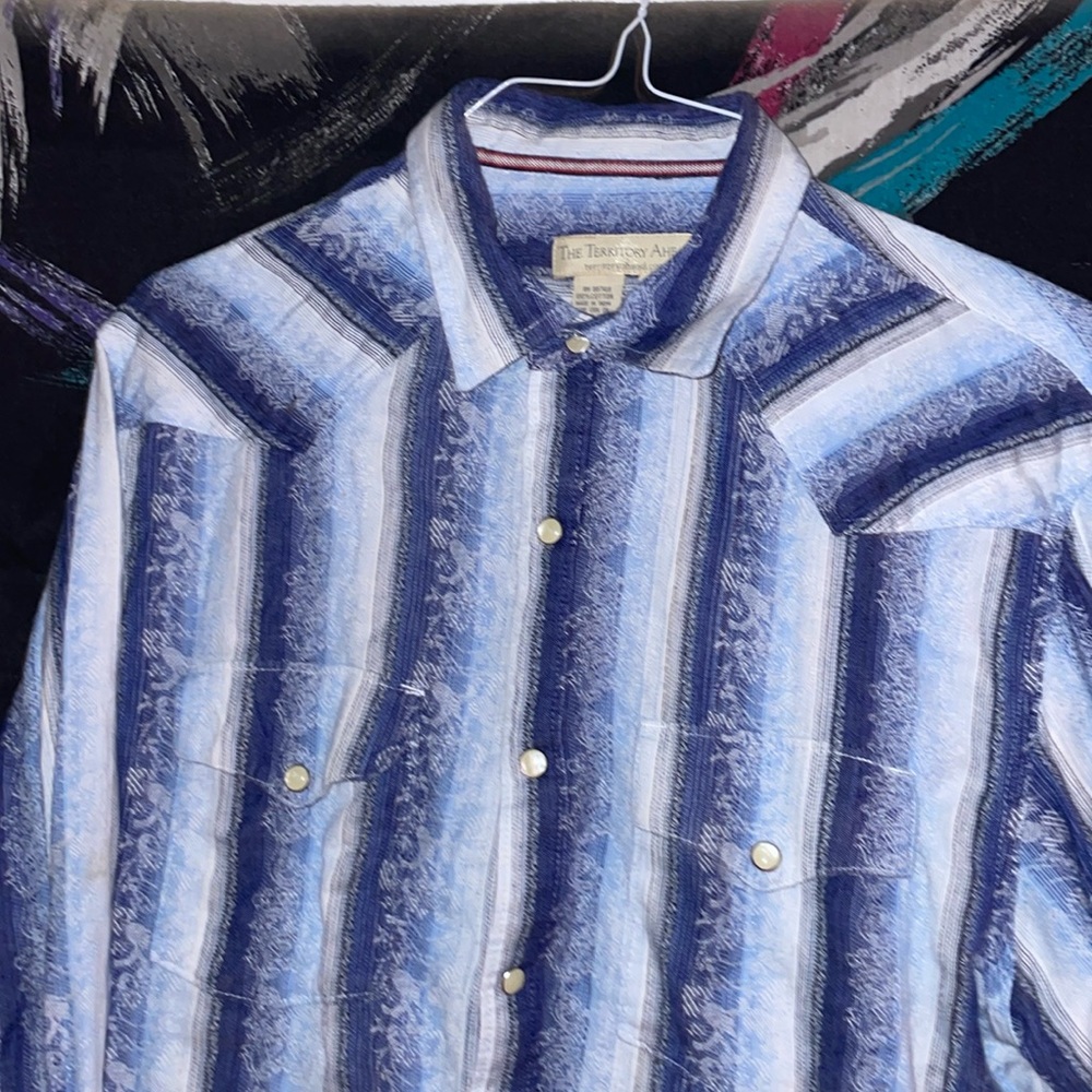 The territory ahead long sleeve button up